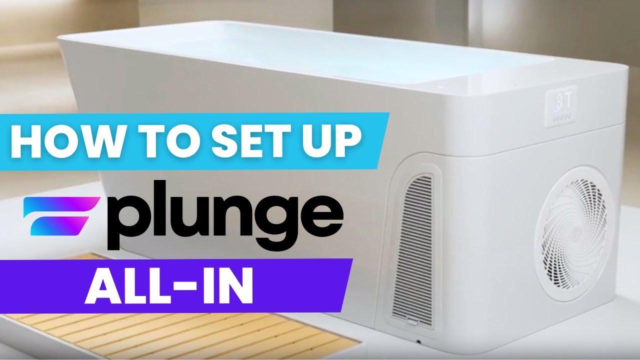 Watch Plunge | All-In Home Ice Therapy Bath - Setup