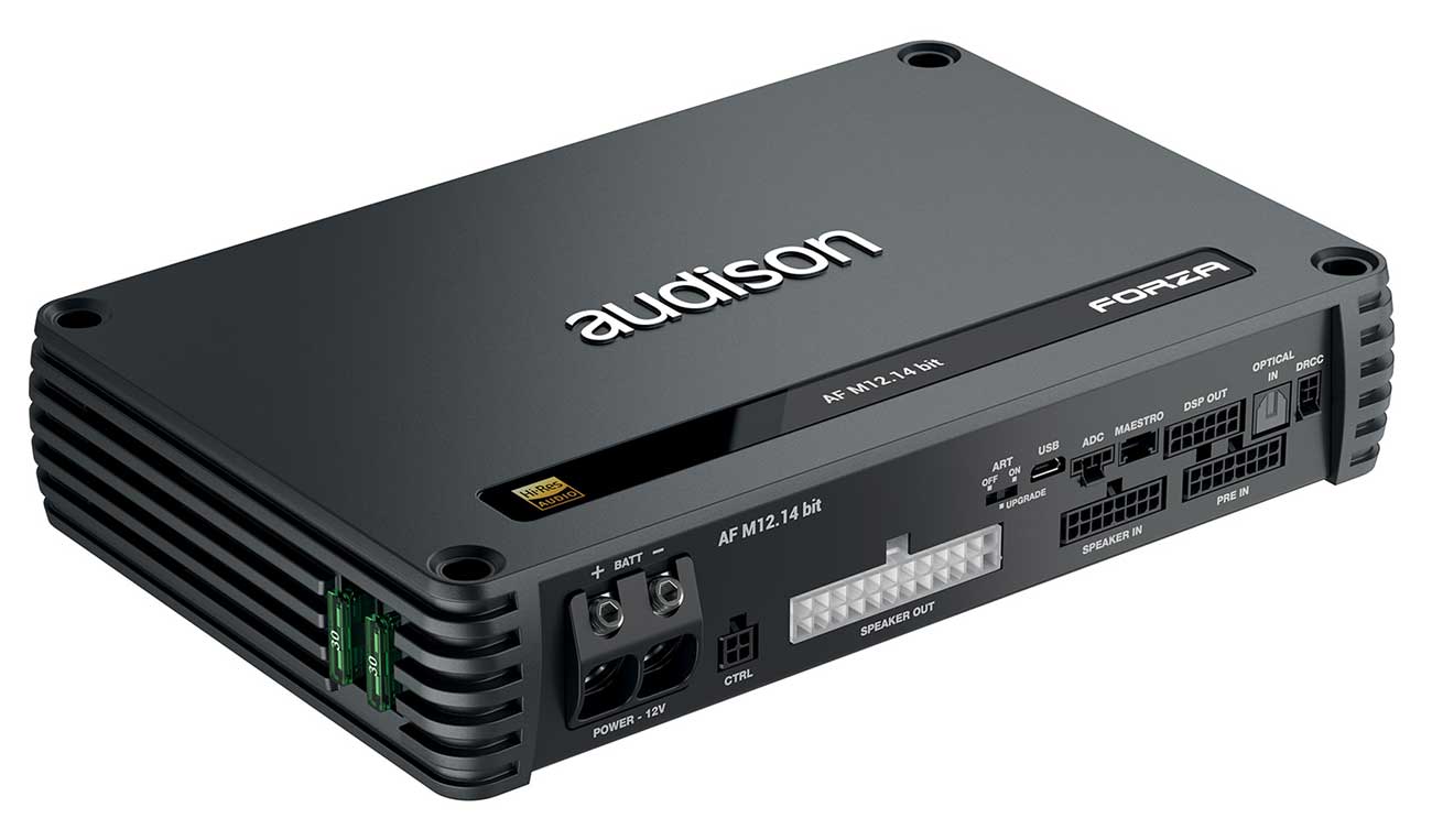 Rear Angled View Image of Amplifier