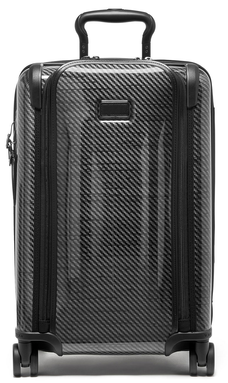Front view of TUMI TEGRA-LITE black carry on