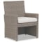 Sunset West Coronado Dining Chair in Driftwood | Canvas Flax Sunbrella