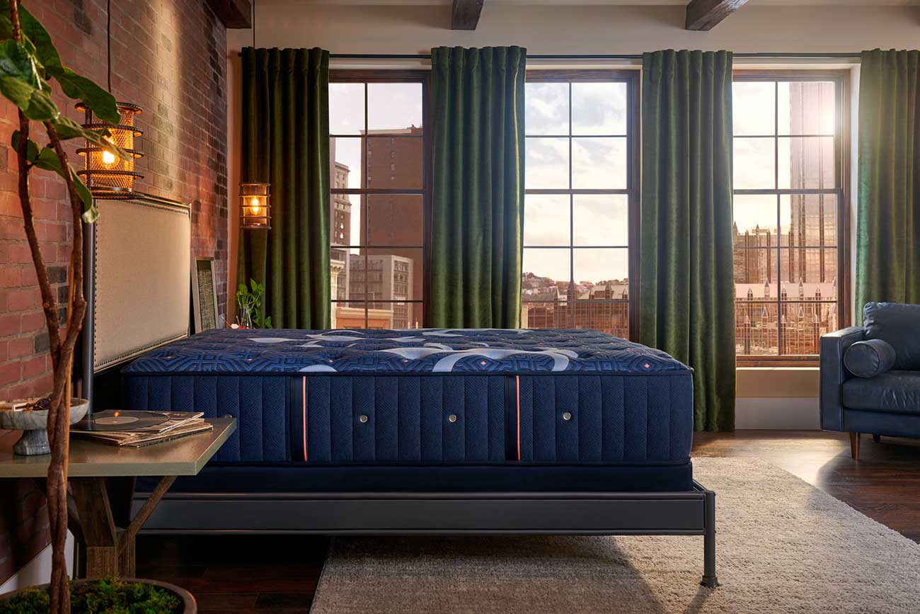 Lifestyle View 4 of Stearns & Foster Lux Estate Medium Mattress Queen
