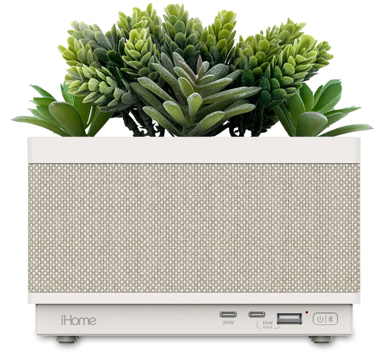 iHome PowerPlant Portable Bluetooth Speaker with Multiple USB Charging Ports - IPP60