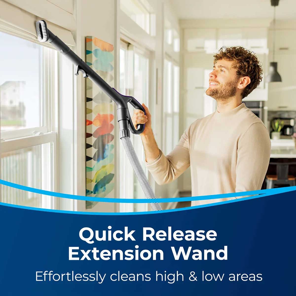 Upright Vacuum Extension Wand Detail