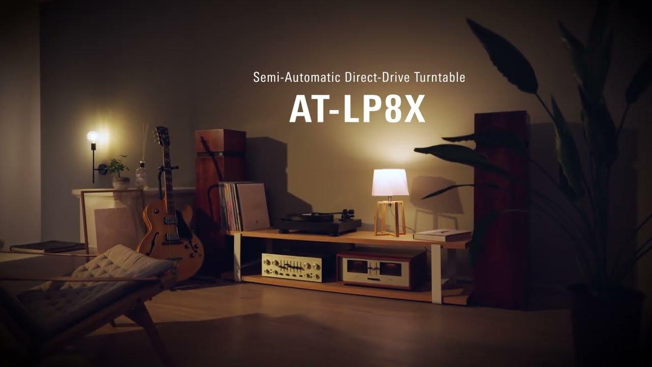 Watch AT-LP8X | Semi-Automatic Direct-Drive Turntable - Audio-Technica