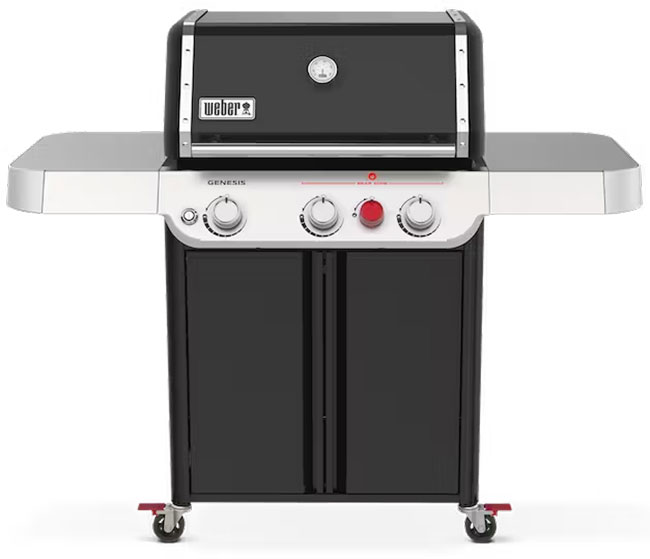 Front of Weber Grill in Black.