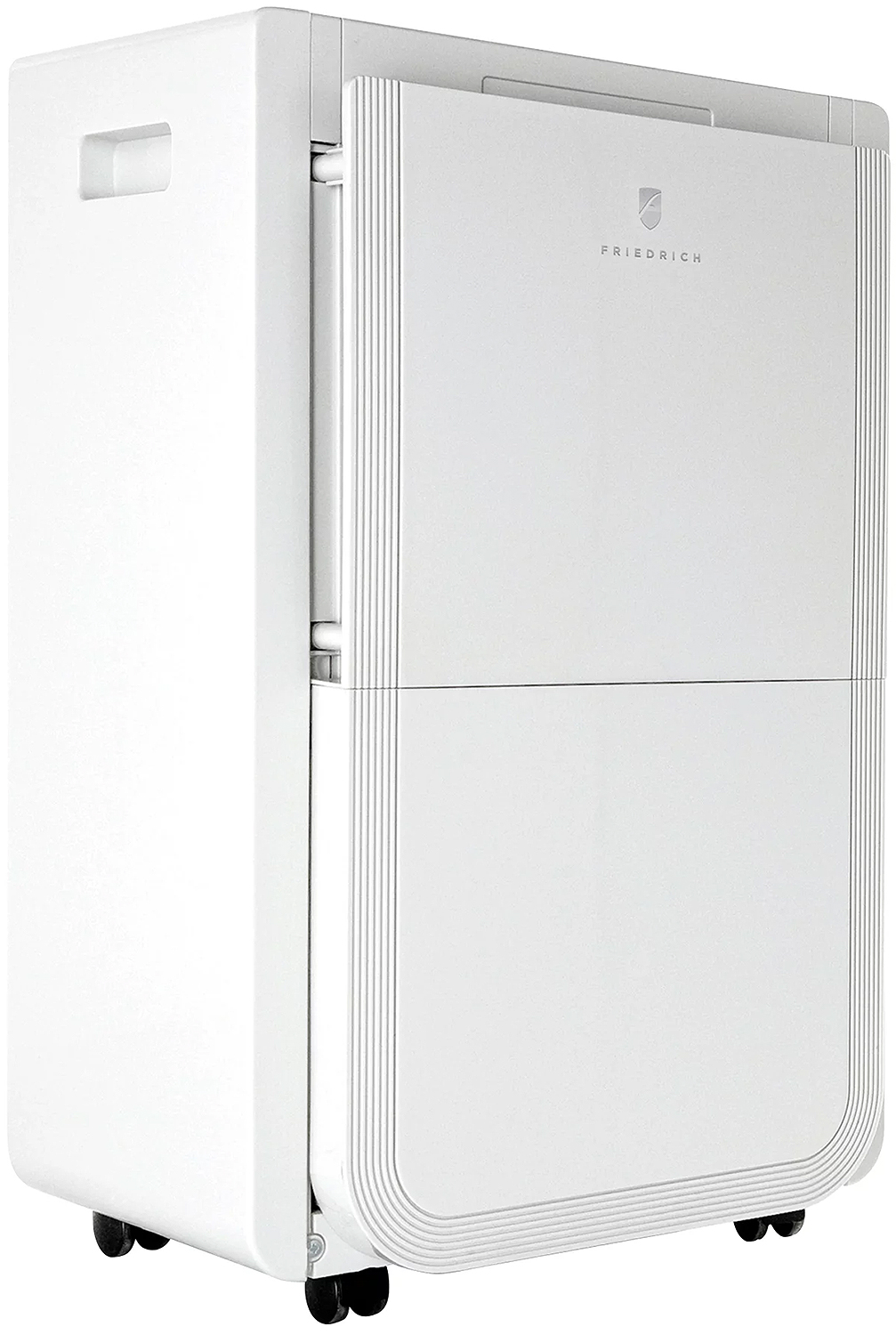 Front of a White 35 Pint Dehumidifier from Friedrich