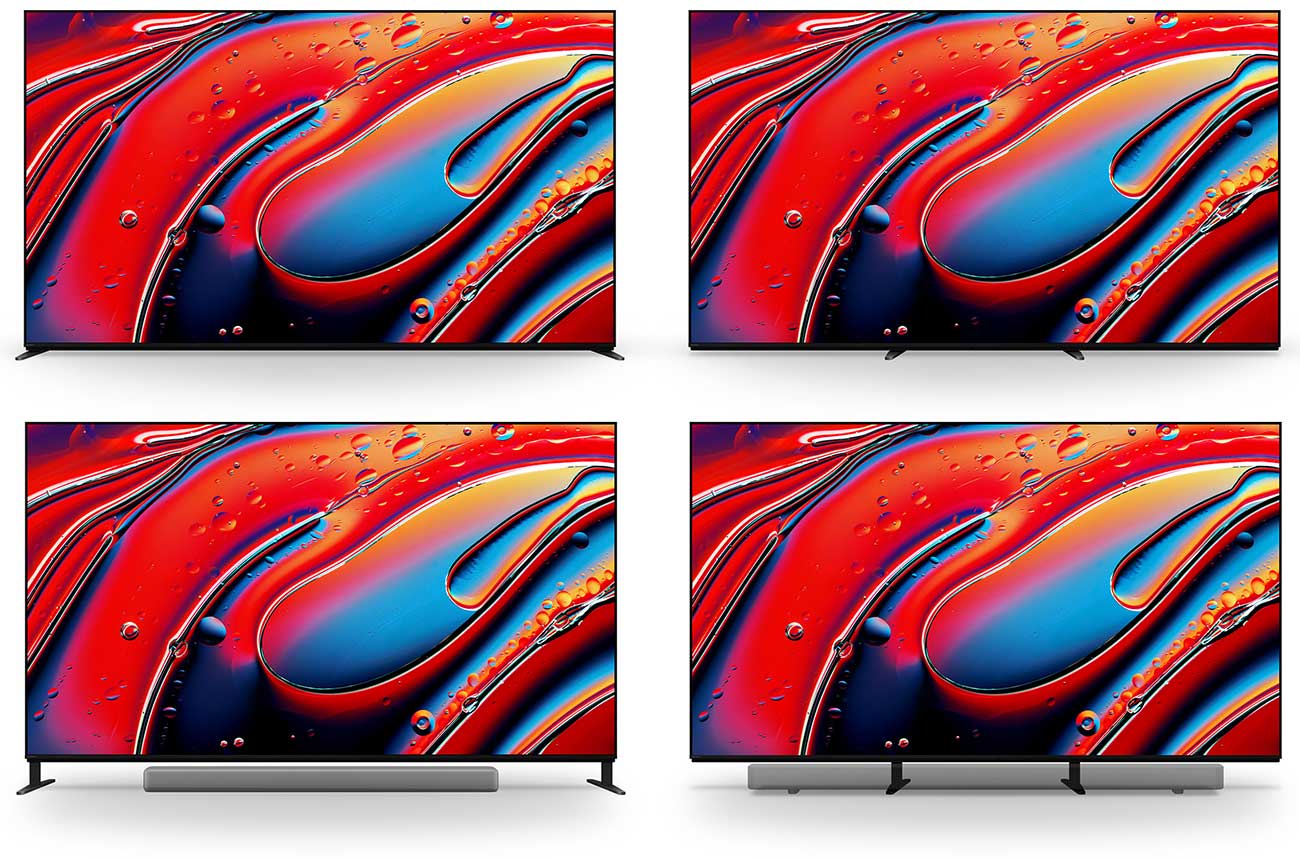 View Of The TV Stand In Multiple Positions