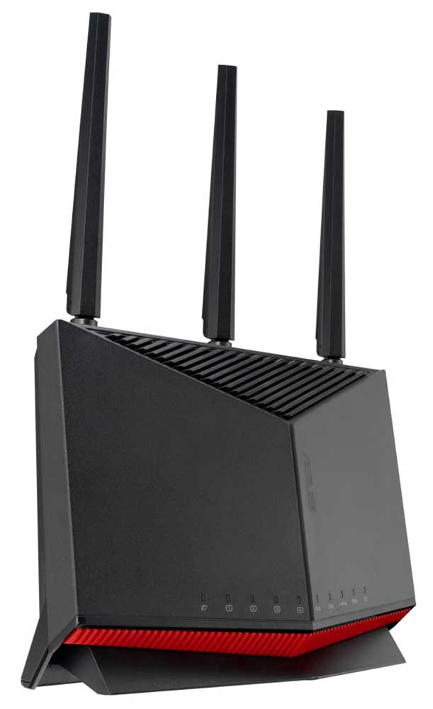 Front Right view of ASUS WiFi 7 Ethernet Wireless Router