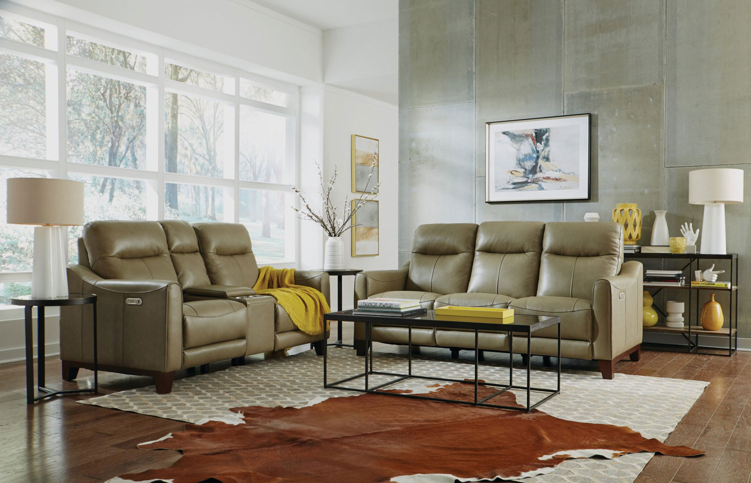 Flexsteel Forte PWR Reclining Sofa 119762PH28280 Abt