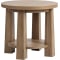 Classic Home Kenzie End Table in Amber Toast