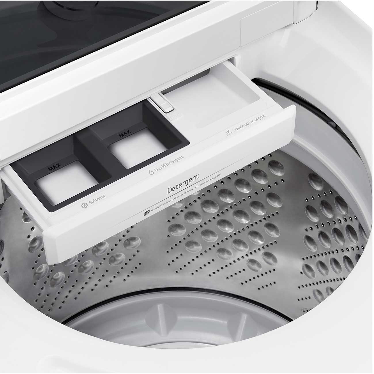 Dispenser view of LG Top Load Washer