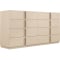 Hooker Furniture Bedroom Westwood Dresser with Eight Drawers in Limestone