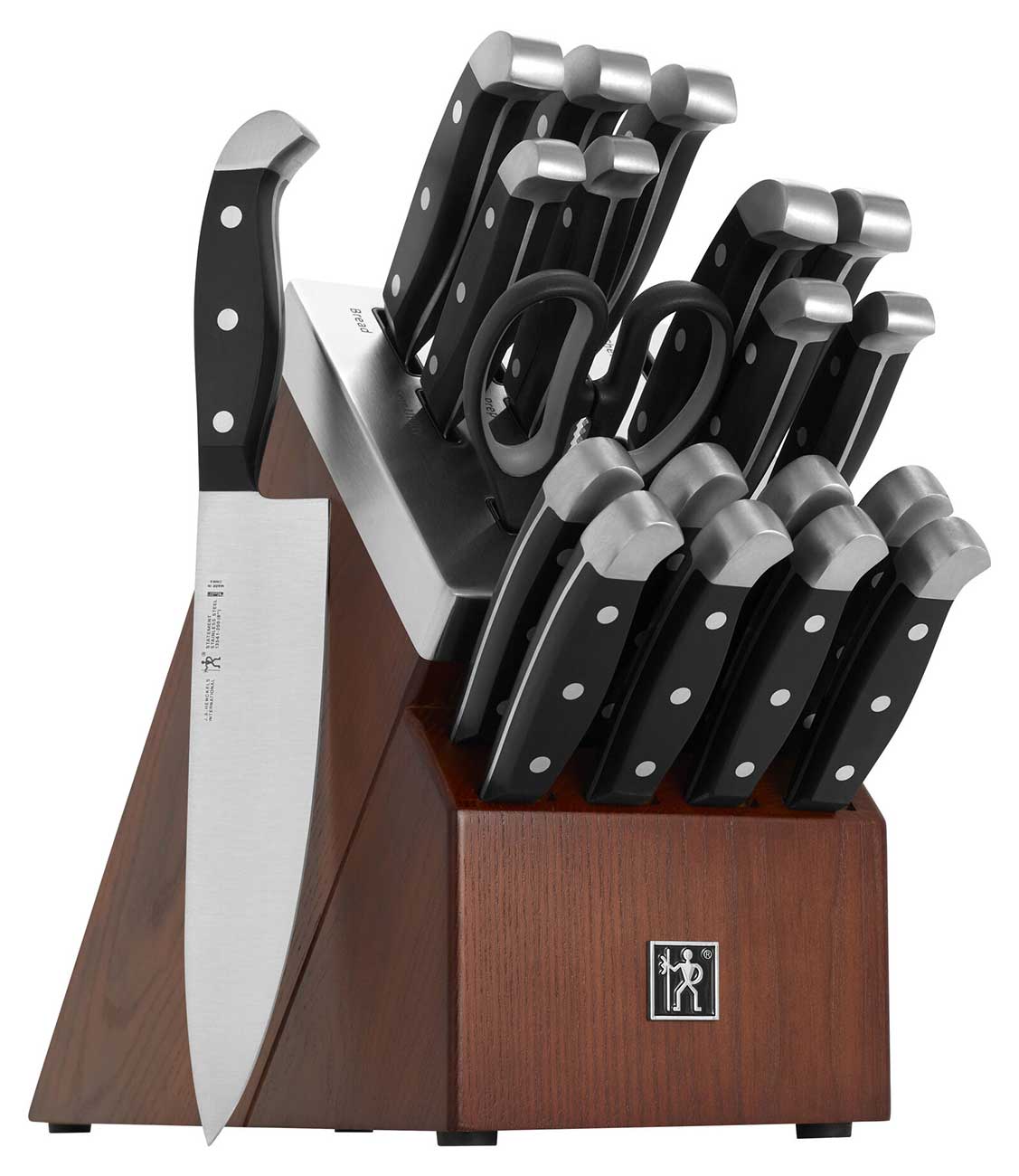 Front Angled view of Knife Block Set 1