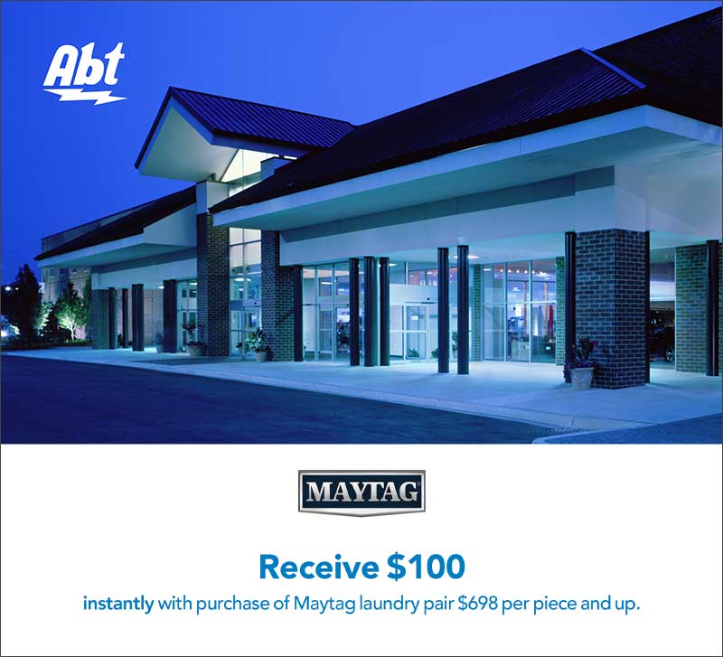 Maytag Laundry Receive $100