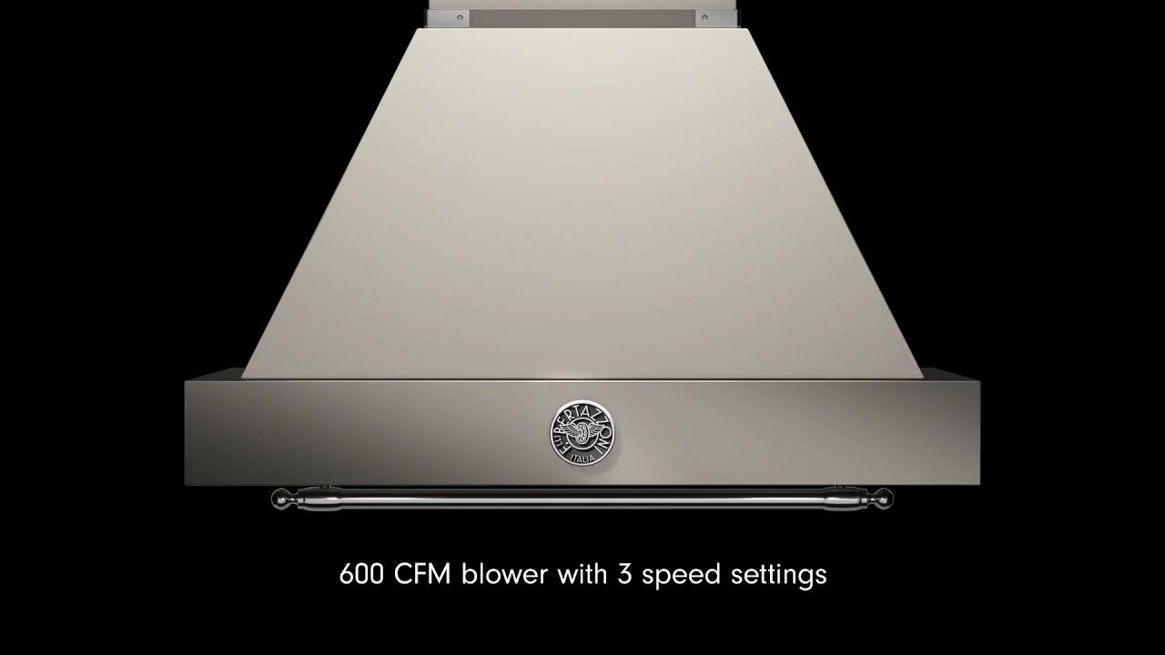 Watch BERTAZZONI | 36" Heritage Series Wallmount Canopy Hood