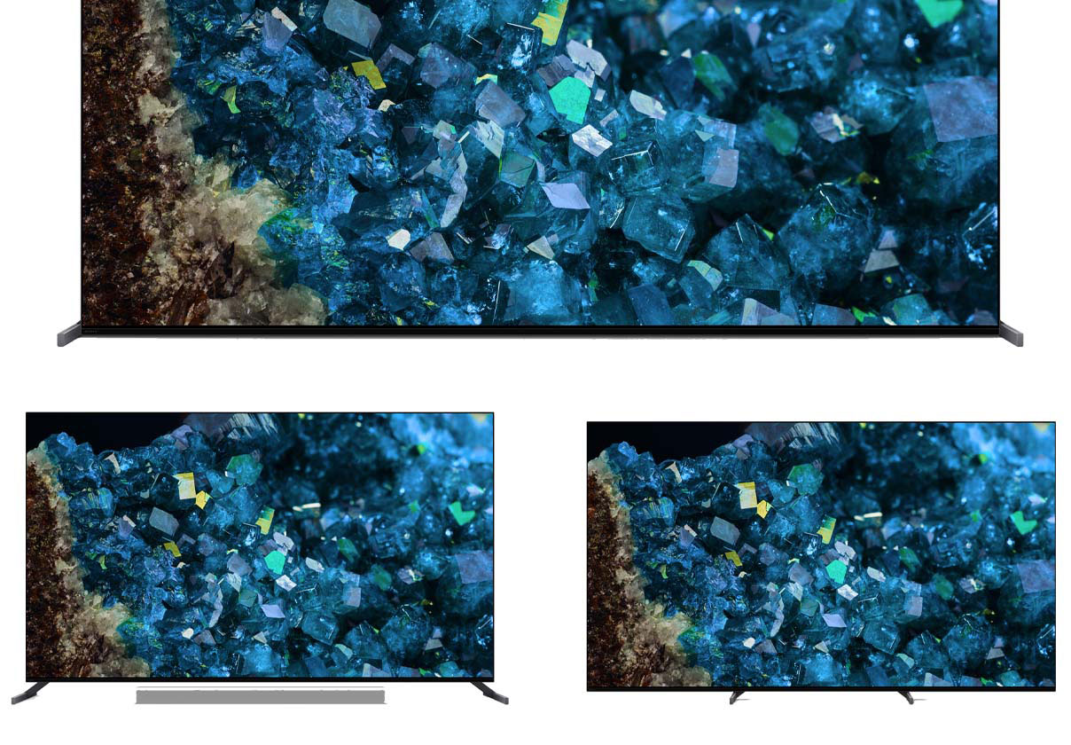 Front View of Sony A80L TV Multi-Stand Feature