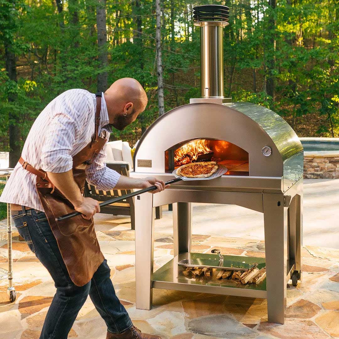 Lifestyle view of Fontana Pizza Oven
