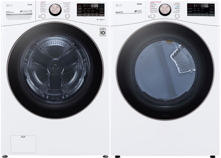 LG Steam Washer with Electric Dryer - LGAPLAUNDRYPACK7 | Abt