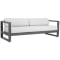 Sunset West Redondo Sofa in Slate | Cast Silver Sunbrella