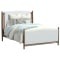 Flexsteel Verona Upholstered Bed - Queen - in Medium Brown Oak
