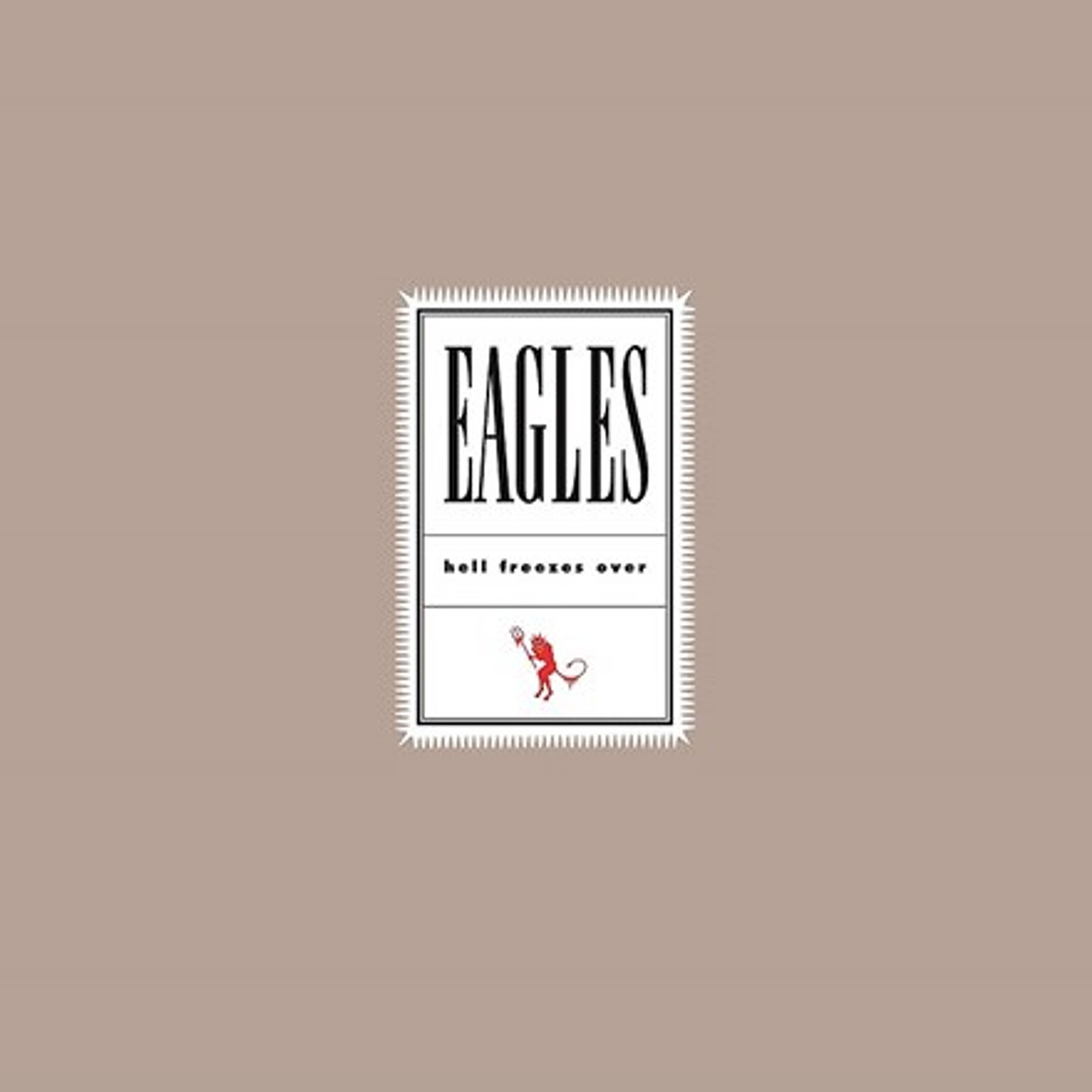 Front view of The Eagles Hell Freezes Over Vinyl Cover