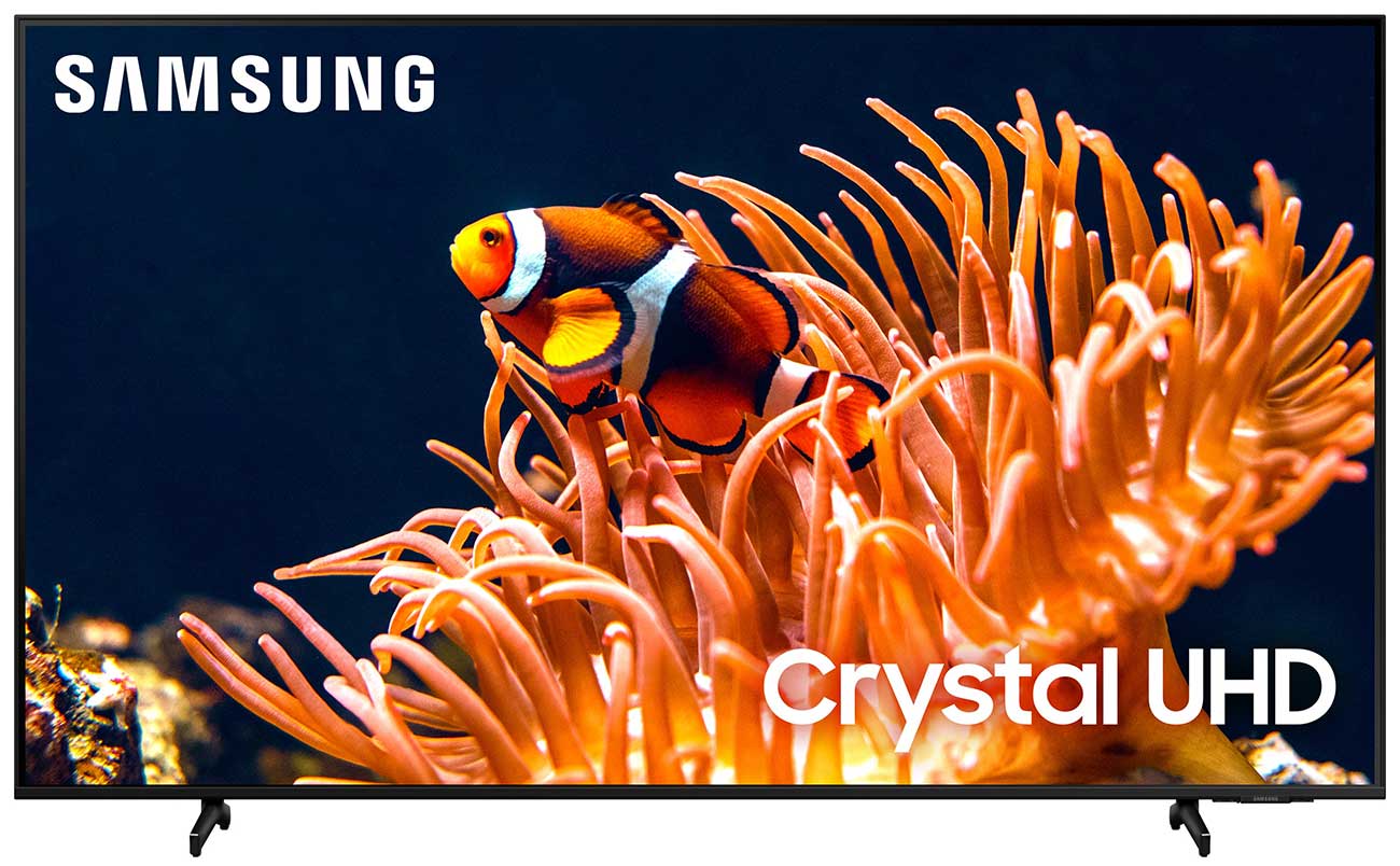 Samsung TV DU8000 Crystal UHD 4K Smart 65-Inch in Black - UN65DU8000FXZA