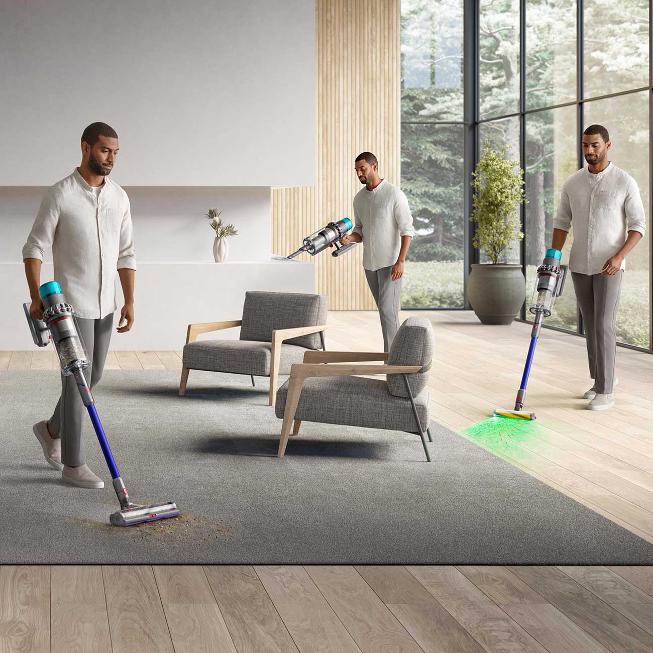 3 Types of Cleaning Settings of Gen5Outsize Stick Vacuum
