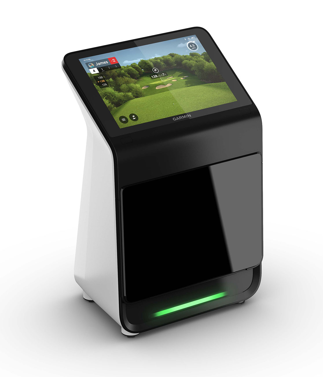 Front Right view of Golf Launcher & Simulator