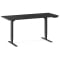 BDI Sequel 20 6151 Charcoal Stained Ash 60" x 24" Lift Standing Desk
