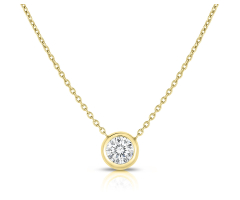 Roberto Coin 18K White Gold Puffed Heart Pendant With Diamonds - 001549AWCHX0