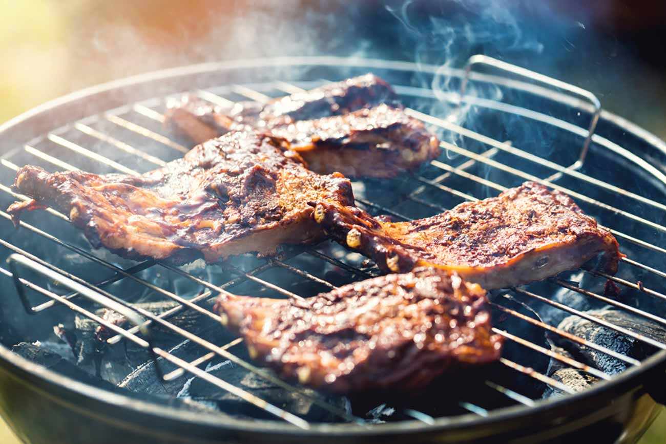 Grill Preparation and Cooking Graphic