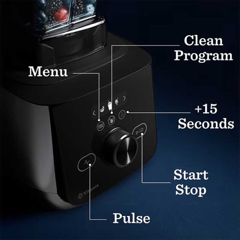 Controls View of Vitamix Blender