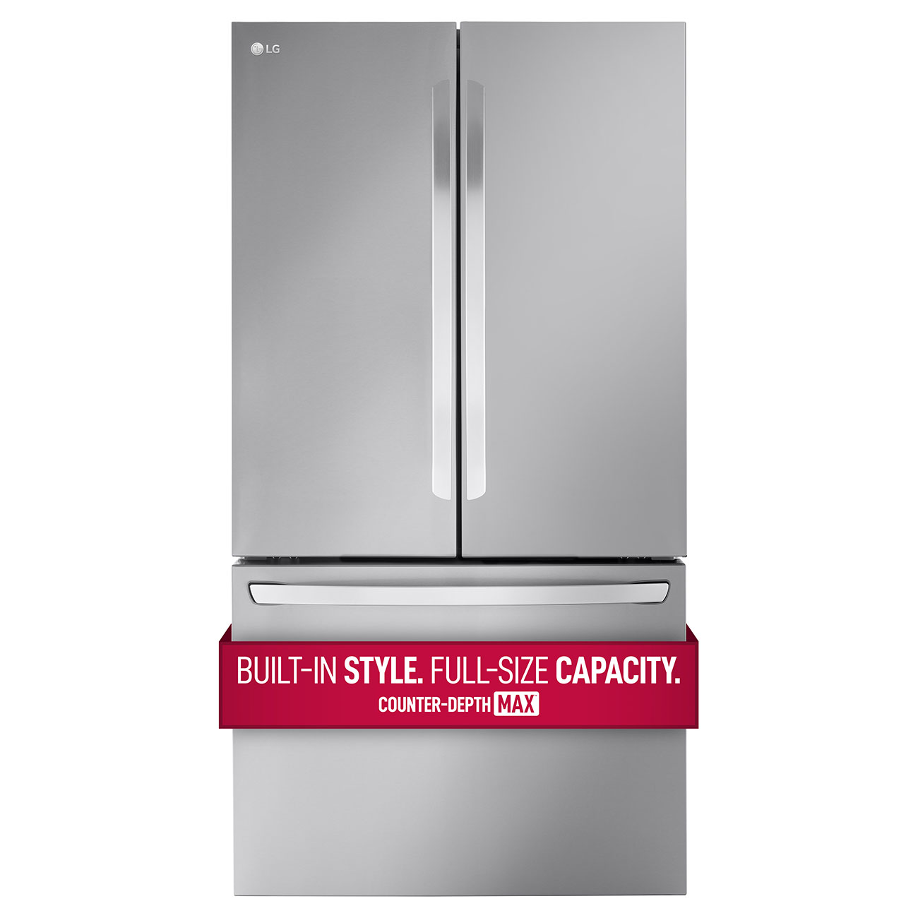 Built-In Style. Full-Size Capacity. Counter-Depth MAX.