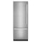 JennAir NOIR Refrigerator Panel Kit Left Swing 30 Inch in Stainless Steel