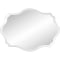 Howard Elliott Scalloped Frameless Mirror
