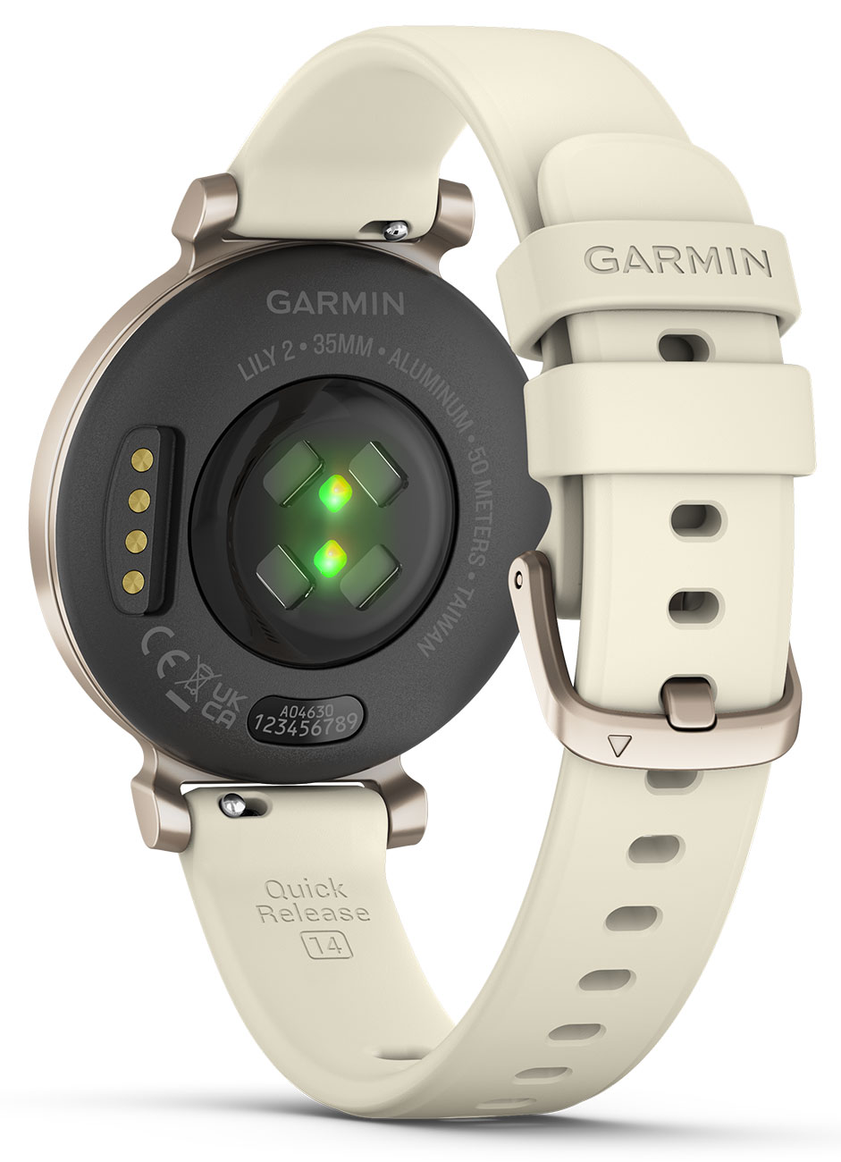Dynamic back view of the watch