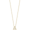Roberto Coin 18K Yellow Gold Tiny Treasures Love Letter A Pendant With Diamonds