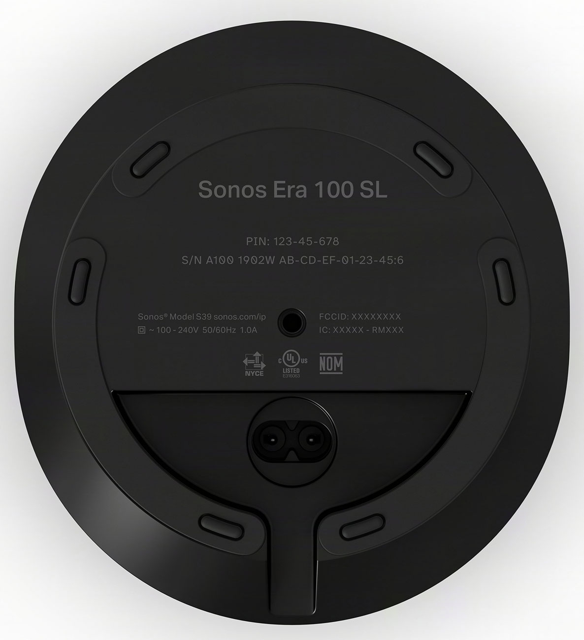 Bottom View of Sonos Wireless Speaker