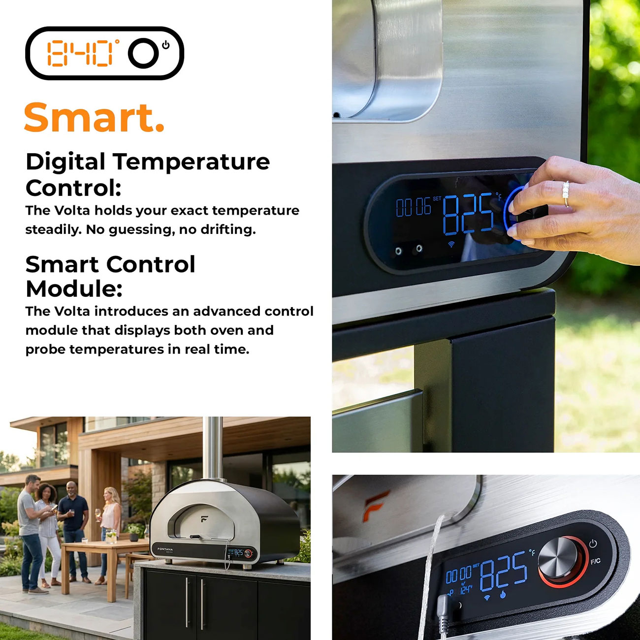 Smart Feature View of Pizza Oven