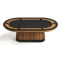 RAM Game Room Prohibition Series 80-Inch Texas Hold'Em Poker Table in Walnut