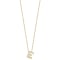 Roberto Coin 18K Yellow Gold Tiny Treasures Love Letter E Pendant With Diamonds