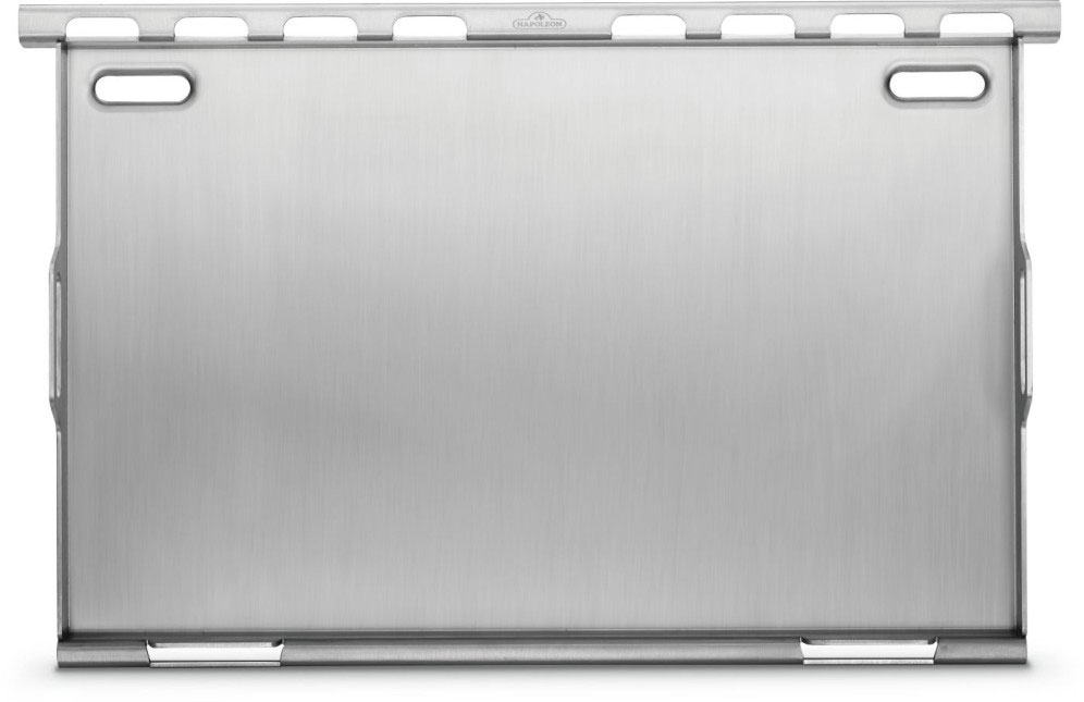Front View of Griddle Insert in Stainless Steel