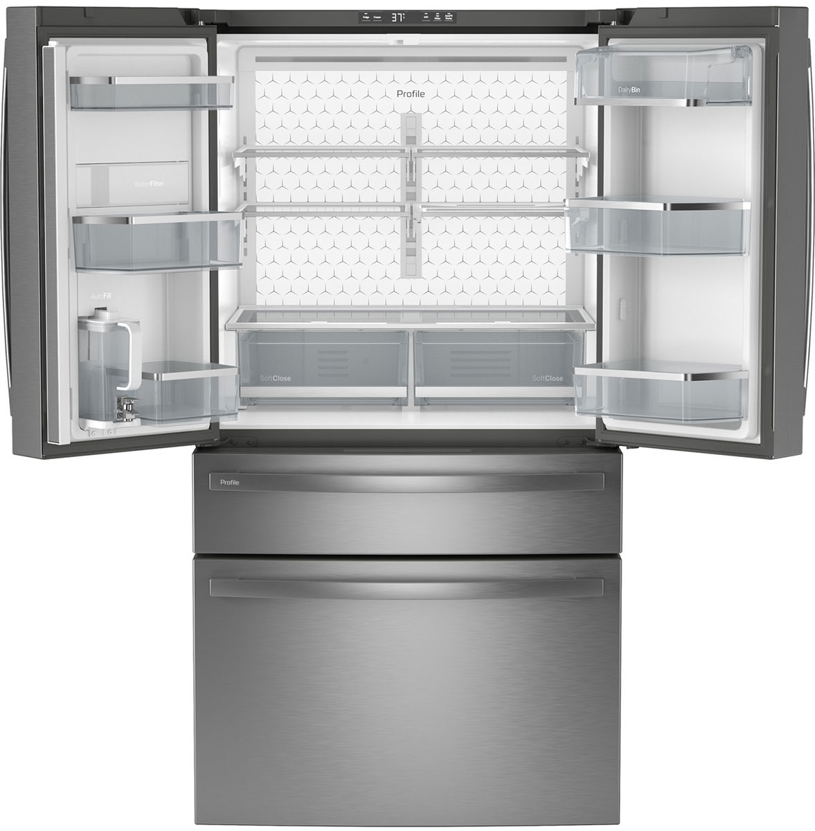 GE Profile - PGE29BYTFS - 4 Door French Door Refrigerators