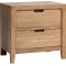 Classic Home Laguna Nightstand with 2 Drawers in Natural Maple