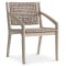 Bernhardt Atlas Outdoor Arm Chair in Sea Oat Teak|Pampas Wicker