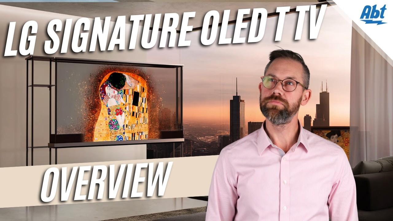 LG Signature OLED T Series 77 Inch Transparent 4K OLED At Abt Video