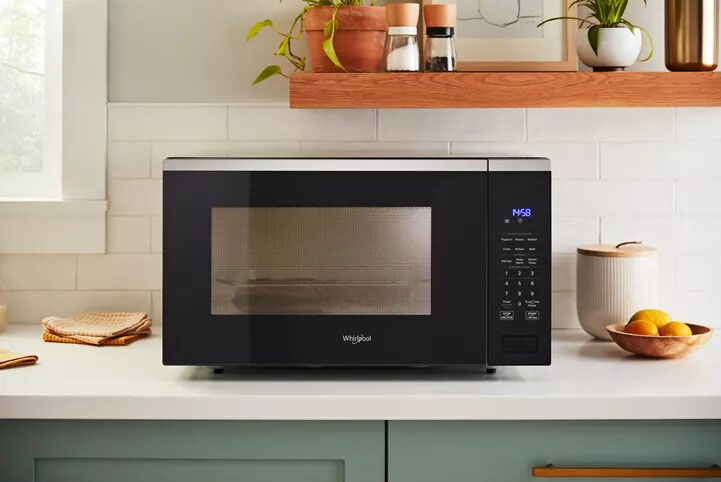 Lifestyle View of Microwave on Countertop