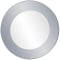 Howard Elliott Auryn Round Mirror In Smokey Gray Finish
