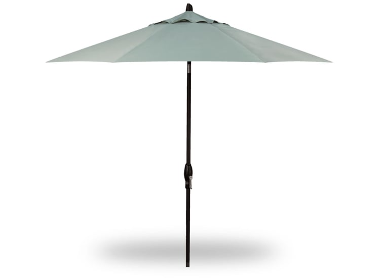 fully automatic 9 foot patio umbrella with sunbrella fabric California 12-Year Protection 9-Ft Outdoor Umbrella, Fade-Resistant Acrylic Fabric, Auto Tilt and Crank, Heavy-Duty Aluminum Frame/Reinforced Ribs, Bronze Pole, Dolve Mango : Patio, Lawn & Garden allowing you to protect yourself from the sun throughout the day Galtech 9' Sunbrella Aluminum Heavy