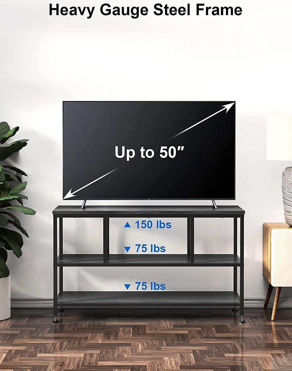ErgoAV - ERTFS5-01BB - TV Stands & Entertainment Centers